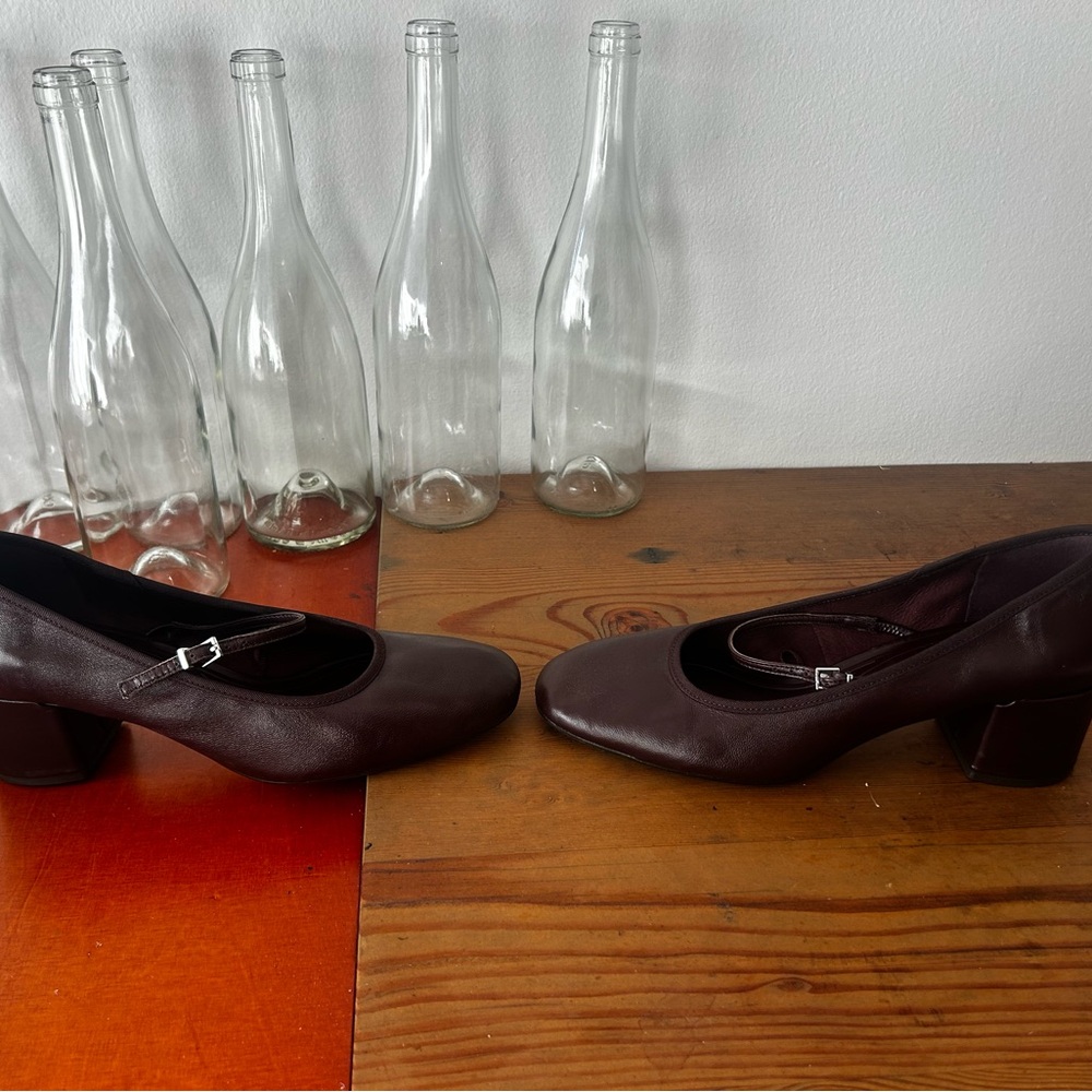 Zara Dark Brown Women's Heels - Picture 6 of 7